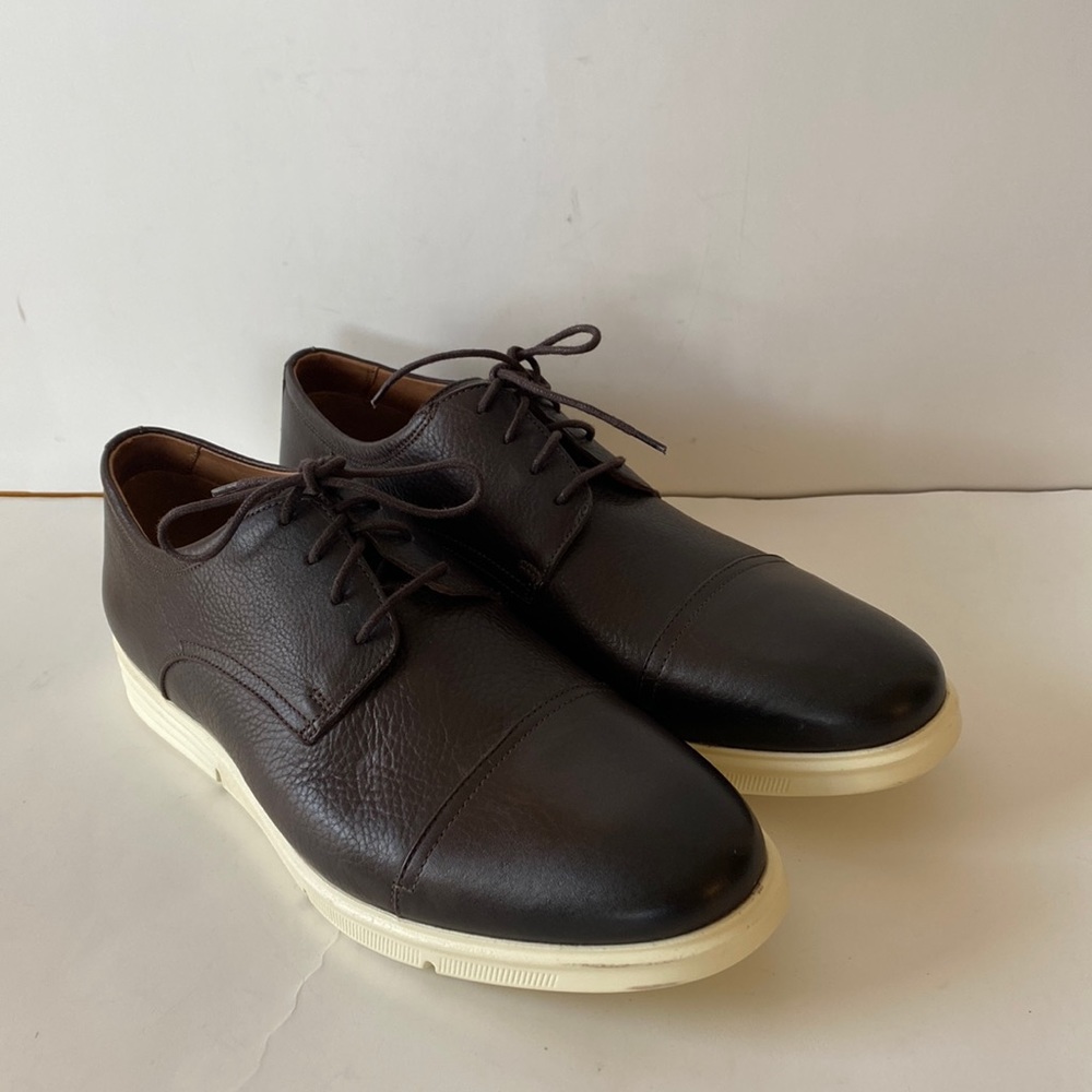 NWOT Driver Club USA Leather Columbus Circle Oxford Sneaker-Chocolate Brown-11